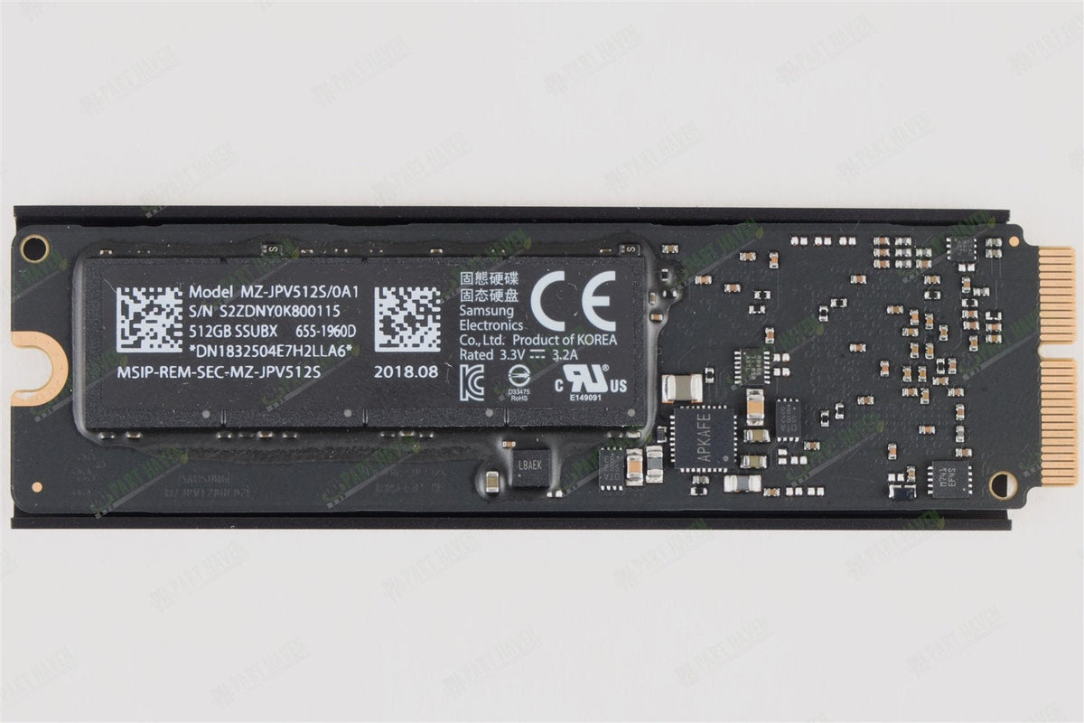 Samsung 512GB PCIe Flash Storage SSD 655-1960 MZ-JPV512S Mac Pro 2013 6,1 A1481