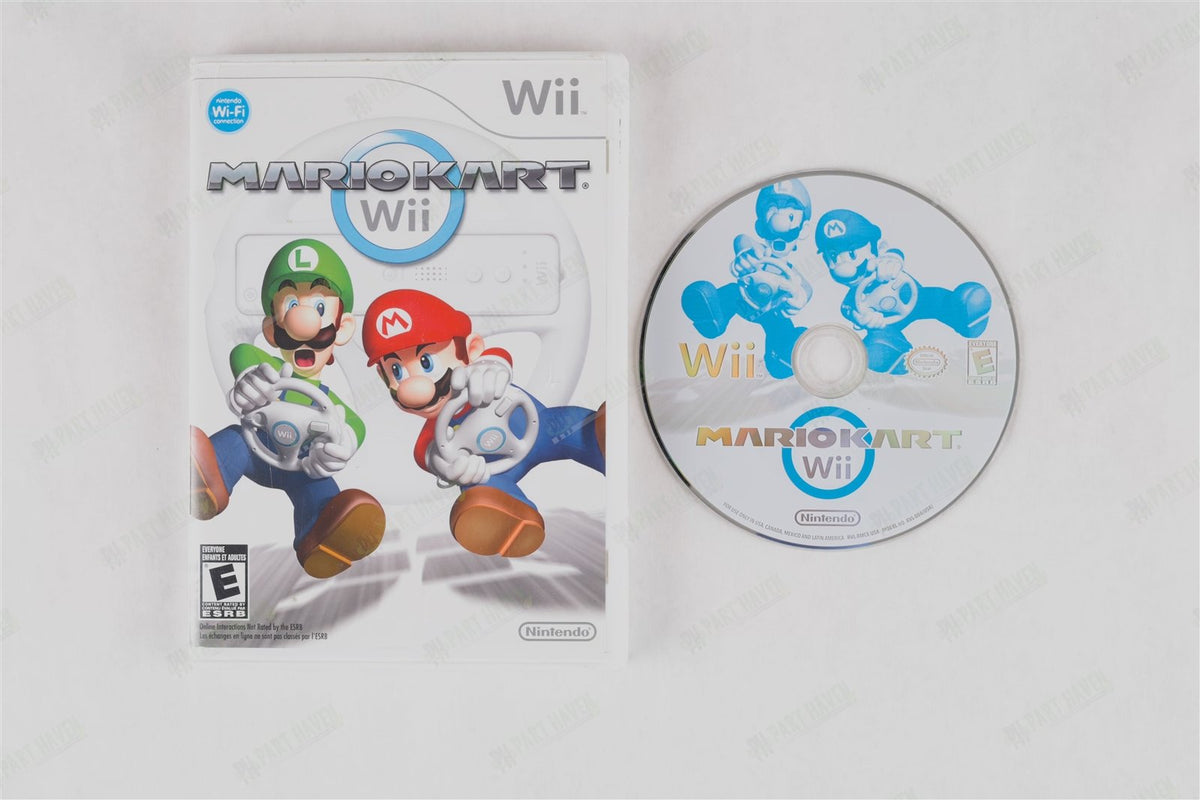 Nintendo Wii Mario Kart with case || Disk Scratches