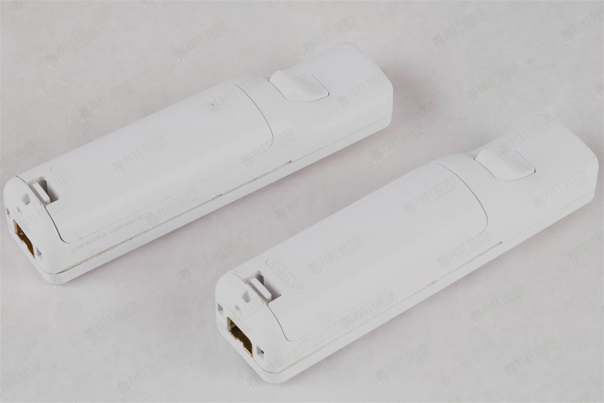 Pair (2) Official Nintendo Wii Remote Wiimote Controller White RVL-003