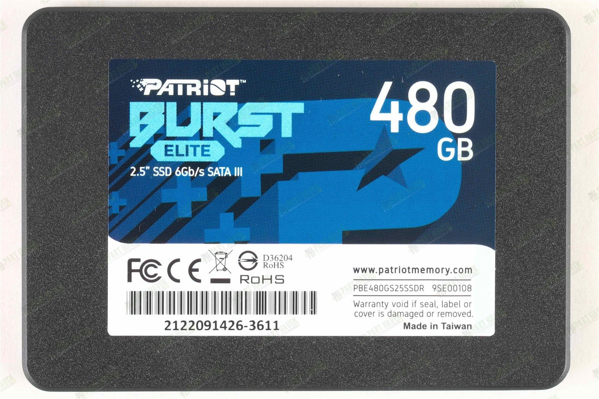 Patriot Burst Elite 480GB 2.5&quot; SATA3 6GB/s SSD Formatted for Mac