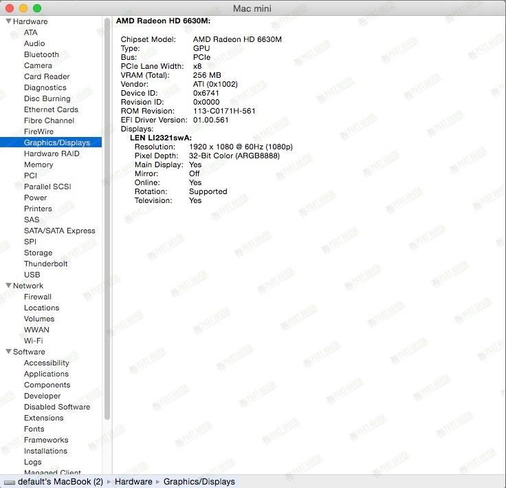 Bare Bones Mac Mini A1347 Mid 2011 2.7 Core I7-2620M No Ram or Hard Drive