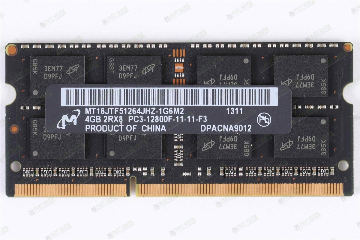 Apple OEM Ram Micron 8GB (2x4GB) DDR3-1600 PC3-12800 soDimm Memory