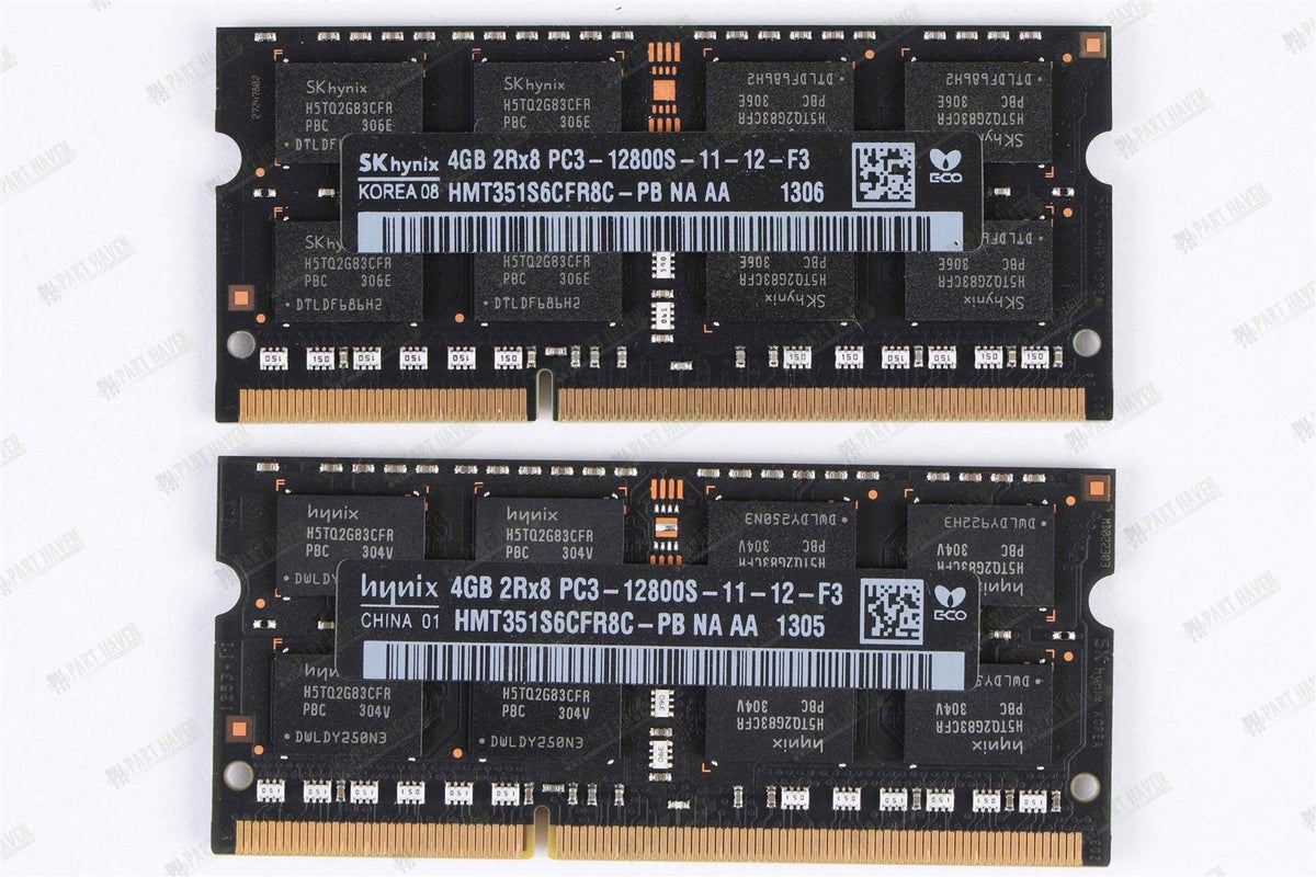 Apple OEM Ram Hynix 8GB (2x4GB) DDR3-1600 PC3-12800 soDimm Memory