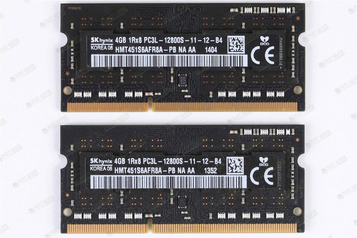 Apple OEM Ram Hynix 8GB (2x4GB) DDR3L-1600 PC3L-12800S soDimm Memory