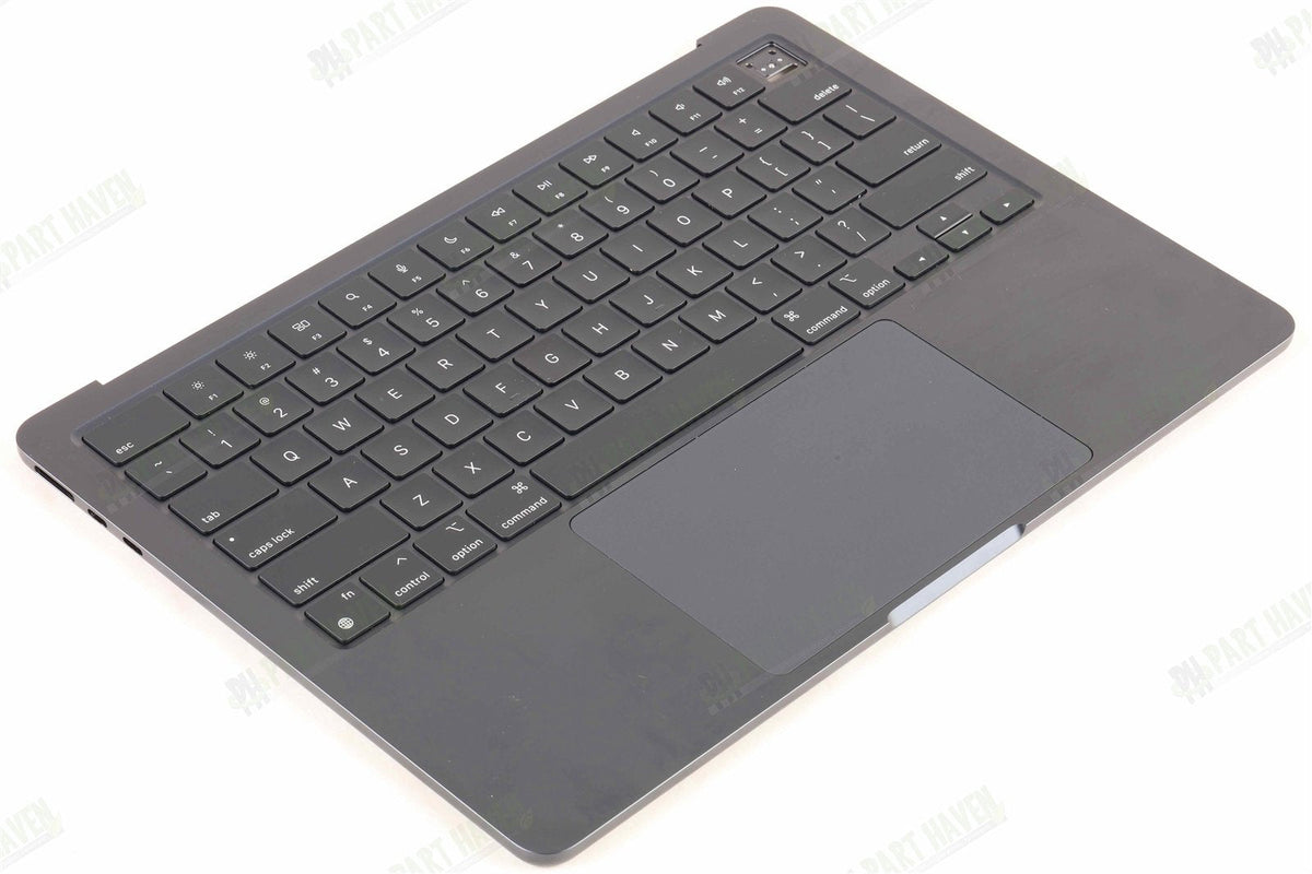 Top Case Keyboard Touchpad Battery MidNight 13&quot; M2 Macbook Air A2681 &gt;50 Cycles