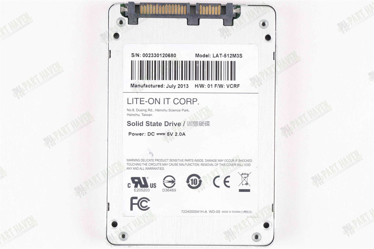 LITE-ON IT CORP SSD 512 GB SATA 2.5&quot; Formatted For Apple Mac OSX || LAT-512M3S