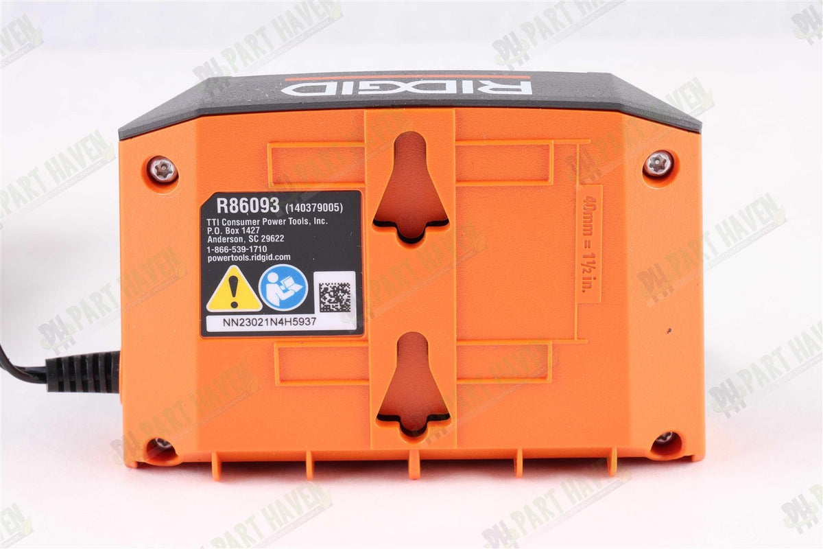 New || RIDGID 18 Volt Lithium Ion Battery Charger R86093 Genuine OEM