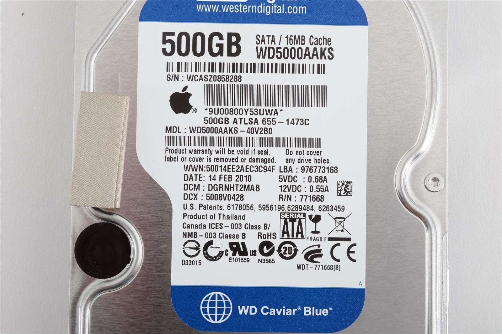 Western digital caviar blue on sale 500gb